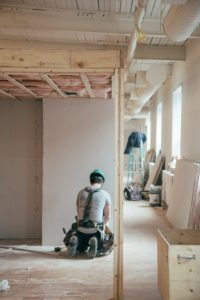 a person working in a room