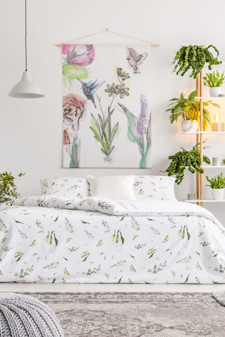 large canvas in a bedroom