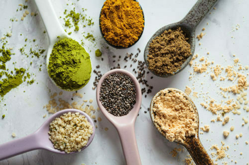 a group of different foods